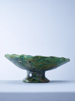 green glazed tamegroute cake Stand nomad design