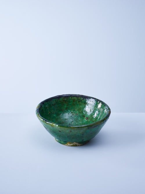 green tamegroute pottery bowl nomad design